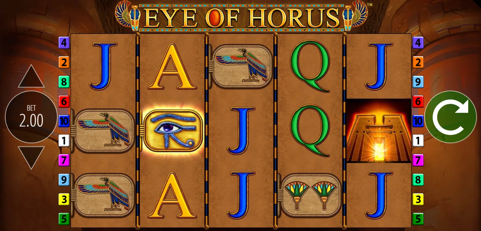 Starten Sie heute mit Eye of Horus durch Entdecken Sie Ihre Chancen mit Eye of Horus